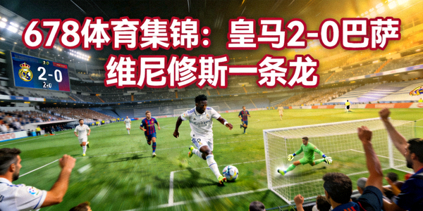 678体育集锦：皇马2-0巴萨 维尼修斯一条龙